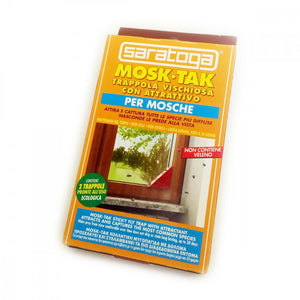 Mosk tak 2pz trappola vischiosa ecologica con attrattivo per mosche
