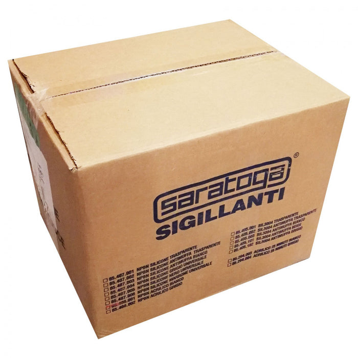 Saratoga silicone 25 minuti 300ml sigillante acrilico grigio ultra rapido