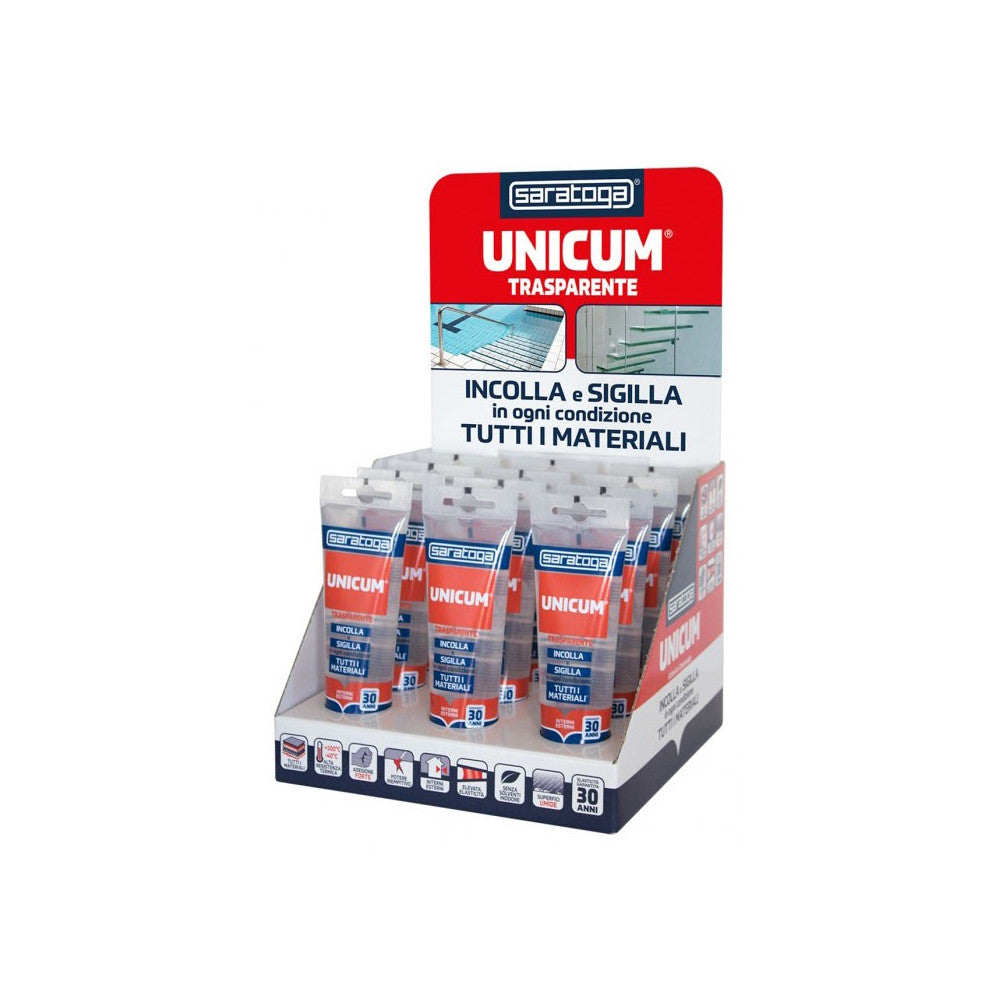 Saratoga unicum 130gr colla di montaggio trasparente super resistente