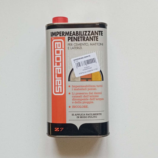 Saratoga z7 1lt idrorepellente impermeabilizzante traspirante per cemento mattoni laterizi legno