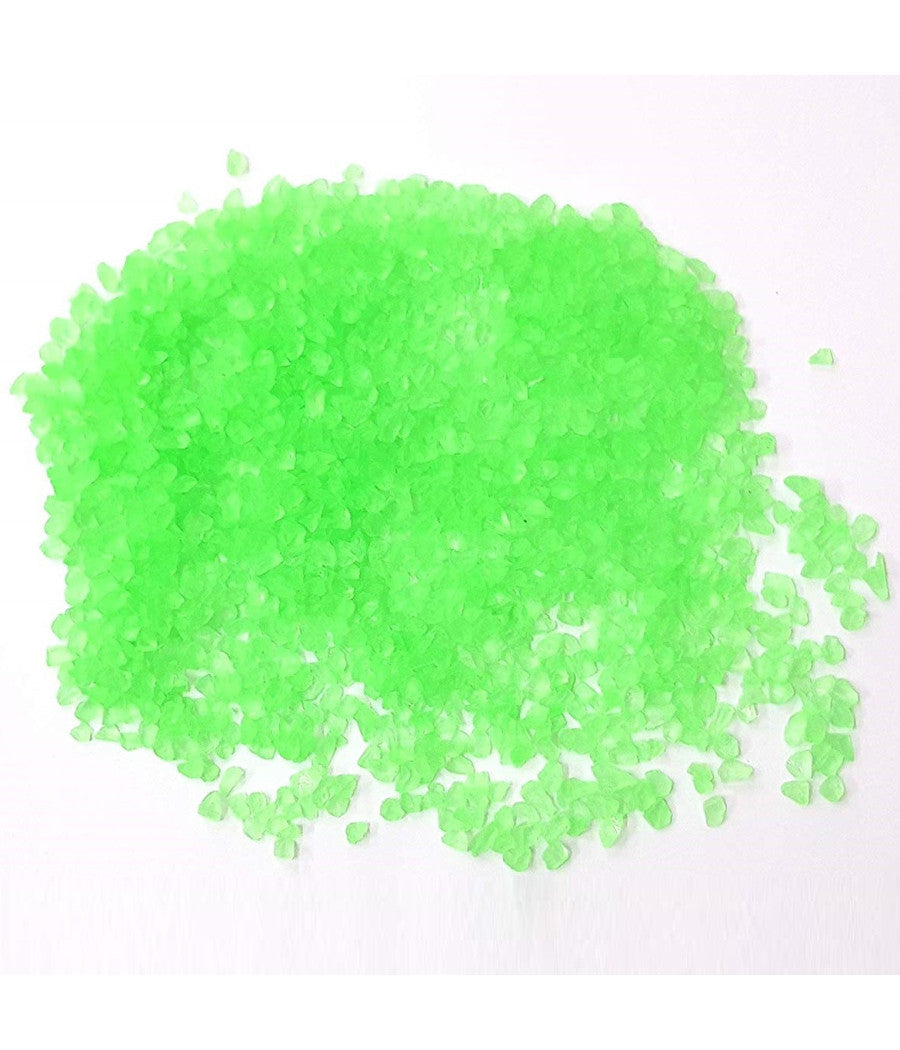 Sassolini Pietre Sassi Sabbia Verde 500g  0728 Decorazione Acquario         