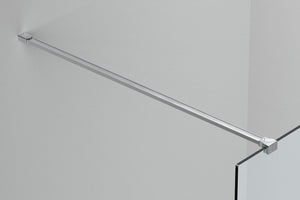 Box Doccia parete Walk in 90 cm h 200 cm cristallo temperato trasparente 8mm profilo SATINATO MELANY