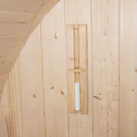 Sauna finlandese da esterno 4 persone 185x220 cm h190 in legno di abete | Onsen