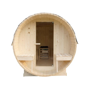 Sauna finlandese da esterno 4 persone 185x220 cm h190 in legno di abete | Onsen