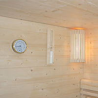 Sauna finlandese da interno 3-4 persone 200x150cm h190 in legno di abete | Kivi