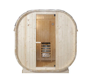 Sauna finlandese da esterno 4 persone 185x180cm h194 in legno di abete | Kota