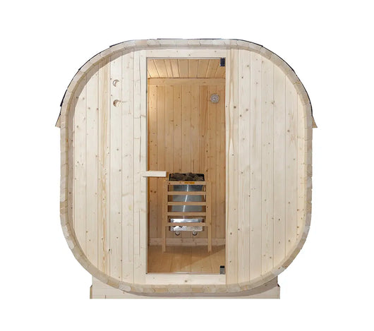 Sauna finlandese da esterno 4 persone 185x180cm h194 in legno di abete | Kota