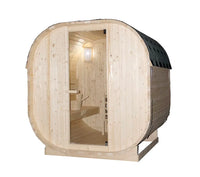 Sauna finlandese da esterno 4 persone 185x180cm h194 in legno di abete | Kota