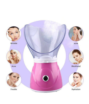 Sauna Vaporizzatore Facciale Pulizia Del Viso Punti Neri Impurità  Pelle 130 Watt         