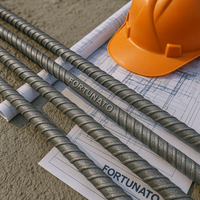 Tondino ferro zigrinato 1,2 m barra armatura cemento armato alta aderenza edilizia *** misura Ø 14 mm, confezione 1