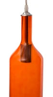 Paralume Da Soffitto Bottle Arancione Cm Ø 11X43