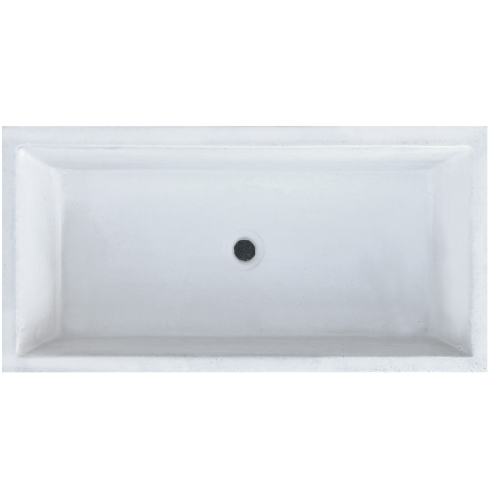 Pilozza serie grecale cemento finitura zigrinata l.45 x p.35 x h.16 cm