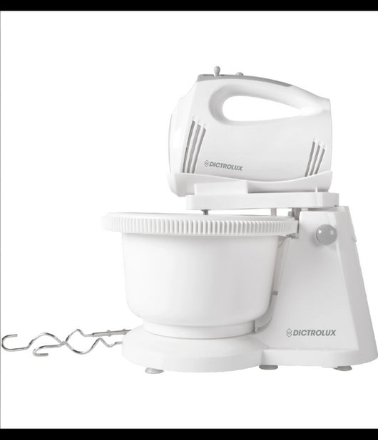 Sbattitore 2 Fruste Con Ciotola Rotante Ganci Impastatrice 300w 5 Velocità +turbo         