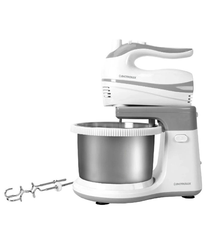 Sbattitore Con Ciotola 2.5lt In Acciaio Girevole 5 Velocità  + Turbo 500w 585606         