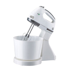 Sbattitore Elettrico Con Ciotola Fissa 2 Litri Mixer 200w 4 Fruste 7 Velocita'         