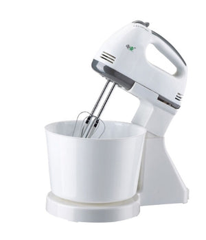 Sbattitore Elettrico Con Ciotola Fissa 2 Litri Mixer 200w 4 Fruste 7 Velocita'         