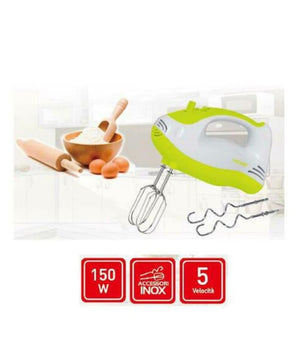Sbattitore Elettrico Frullatore Impastatore 5 Velocita' 150 Watt Hoomei Hm-6820         
