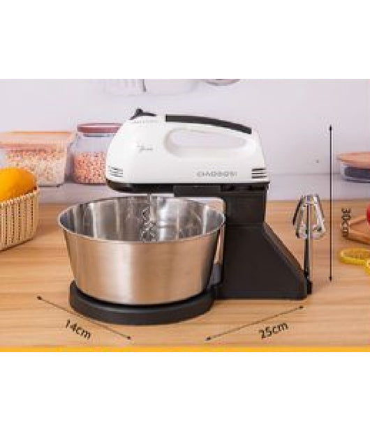 Sbattiuova Frusta Sbattitore Elettrico Miscela 100w Con Secchio Acciaio Tx-8175         