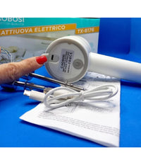 Sbattiuova Sbattiuovo Panna Sbatti Uova Elettrico 20w Ricaricabile Usb Tx-8176         