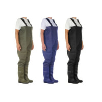 Trade Shop - Scafandro Da Pesca Stivali Coscia Tuta Waders Caccia Agricoltura Impermeabile -    46