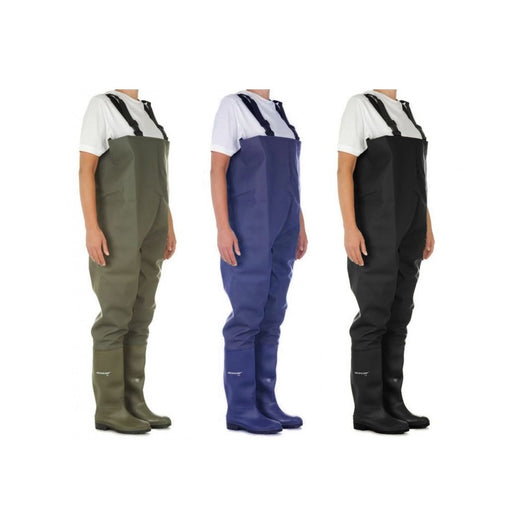 Trade Shop - Scafandro Da Pesca Stivali Coscia Tuta Waders Caccia Agricoltura Impermeabile -    46