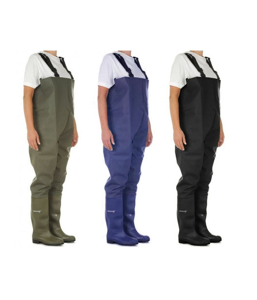 Scafandro Da Pesca Stivali Coscia Tuta Waders Caccia Agricoltura Impermeabile     44    