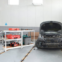 Scaffalature metalliche a 5 livelli senza bulloni per combinazioni libere-Scaffale con ripiani regolabili Argento