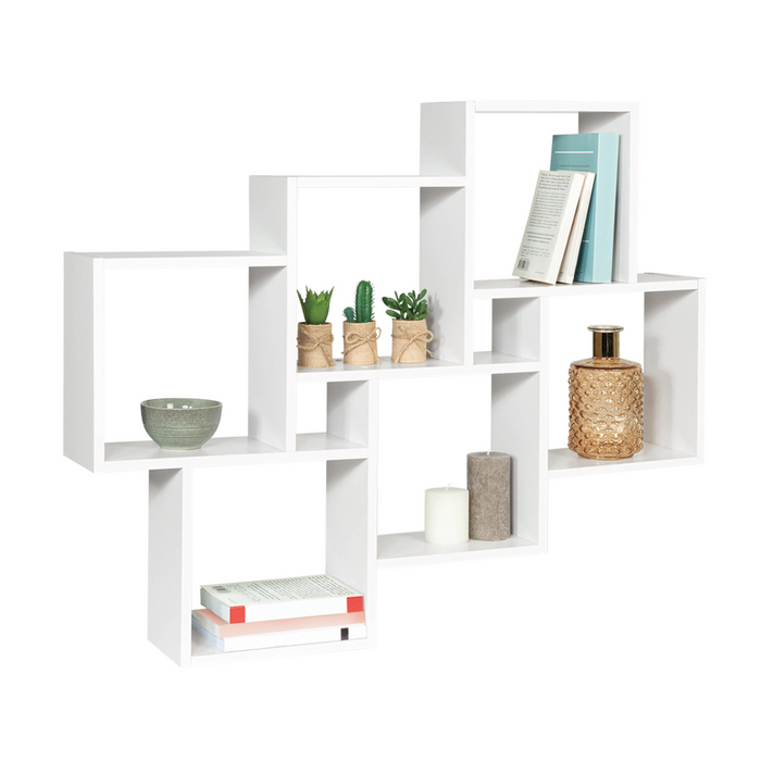 IDMarket - Scaffale a parete LUCAS bianco