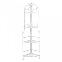 SCAFFALE CHARLOTTE 4 PIANI BIANCO ANTICO