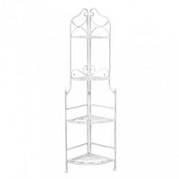 SCAFFALE CHARLOTTE 4 PIANI BIANCO ANTICO