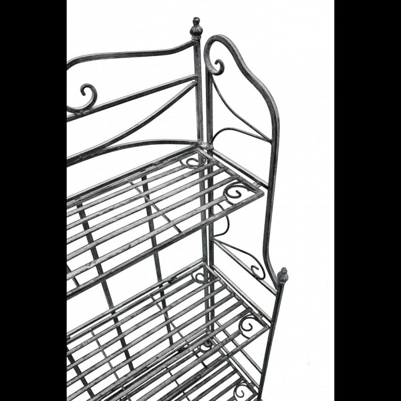 SCAFFALE CLAUDE 3 PIANI BIANCO OSSIDATO