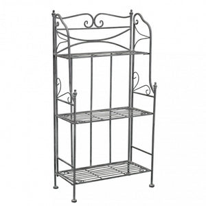 SCAFFALE CLAUDE 3 PIANI BIANCO OSSIDATO