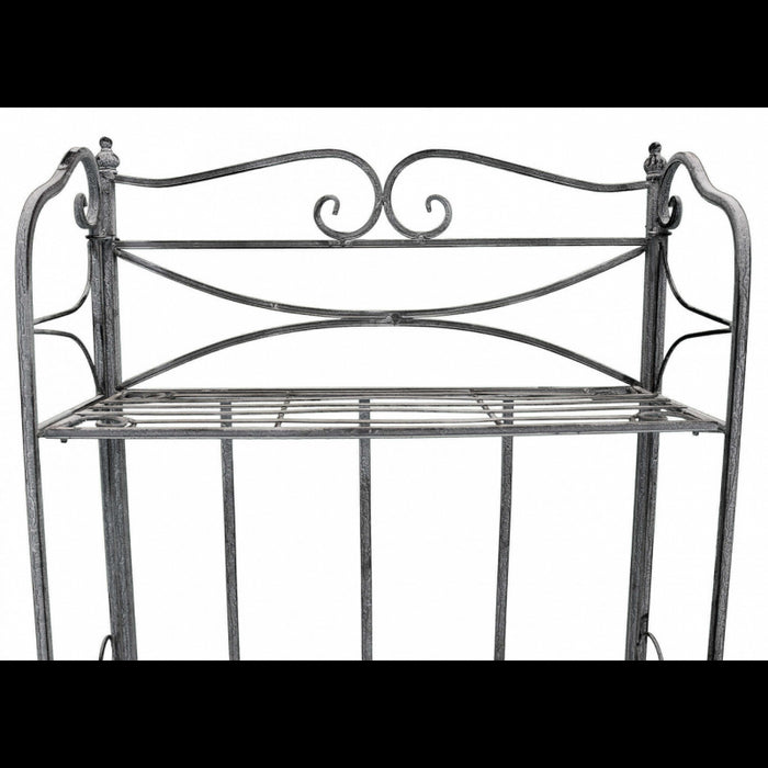 SCAFFALE CLAUDE 3 PIANI BIANCO OSSIDATO