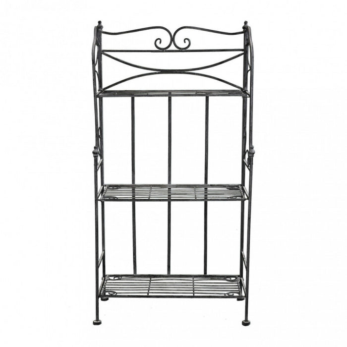 SCAFFALE CLAUDE 3 PIANI BIANCO OSSIDATO