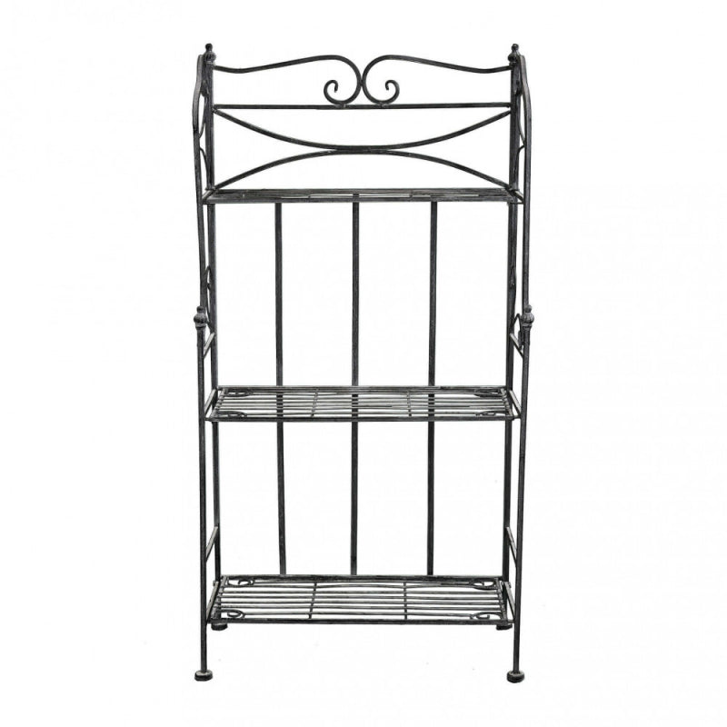 SCAFFALE CLAUDE 3 PIANI BIANCO OSSIDATO