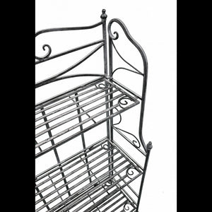 SCAFFALE CLAUDE 3 PIANI BIANCO OSSIDATO