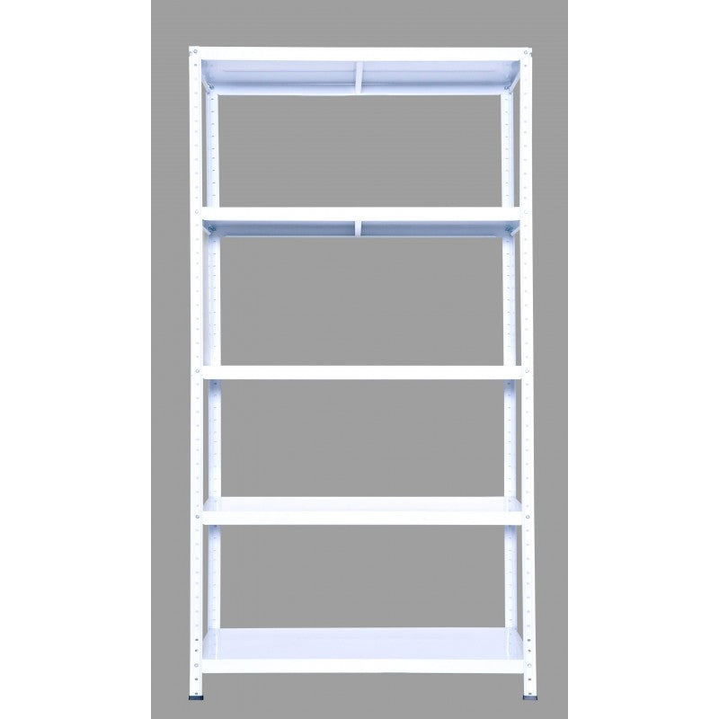 Scaffale Ettore Bulloni Grima in Acciaio Color Bianco L 100 X P 40 X H 187 Cm