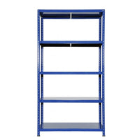 Scaffale Ettore Bulloni Grima in Acciaio Color Blu L 100 X P 40 X H 187 Cm