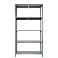 Scaffale Ettore Bulloni Grima in Acciaio Color Grigio Martellato L 100 X P 40 X H 187 Cm