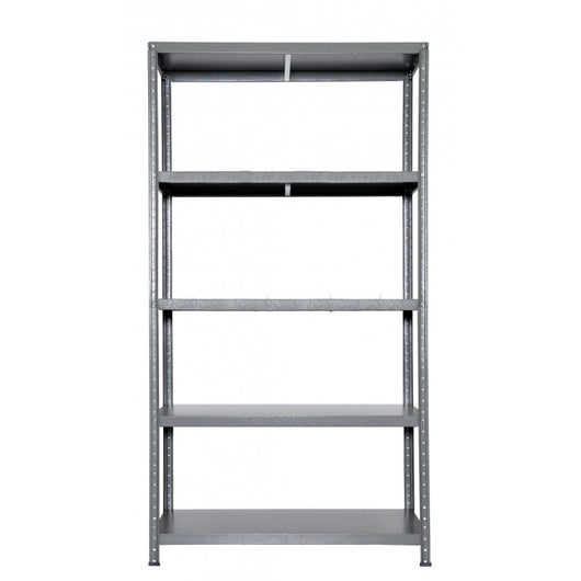 Scaffale Ettore Bulloni Grima in Acciaio Color Grigio Martellato L 100 X P 40 X H 187 Cm