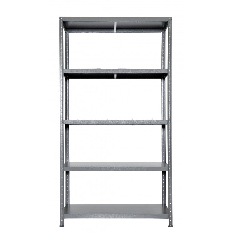 Scaffale Ettore Bulloni Grima in Acciaio Color Grigio Martellato L 100 X P 40 X H 187 Cm