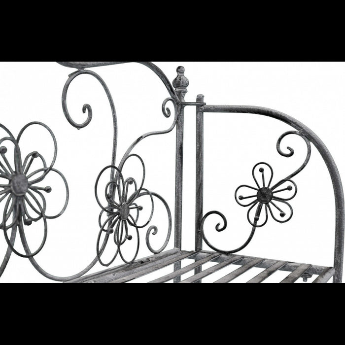 SCAFFALE FLORIANCE 4 PIANI BIANCO OSSIDATO