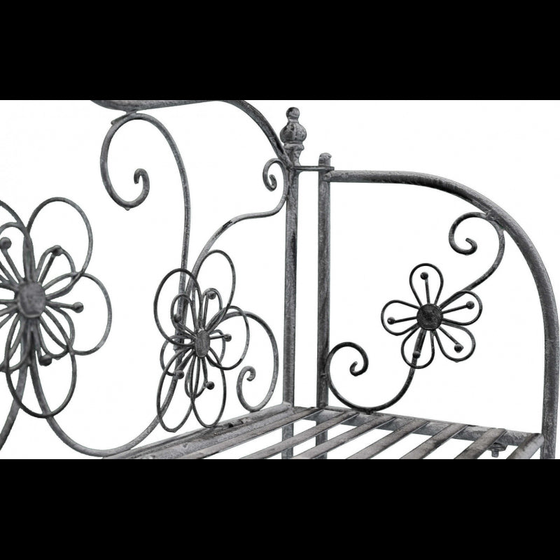 SCAFFALE FLORIANCE 4 PIANI BIANCO OSSIDATO