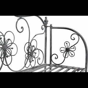 SCAFFALE FLORIANCE 4 PIANI BIANCO OSSIDATO