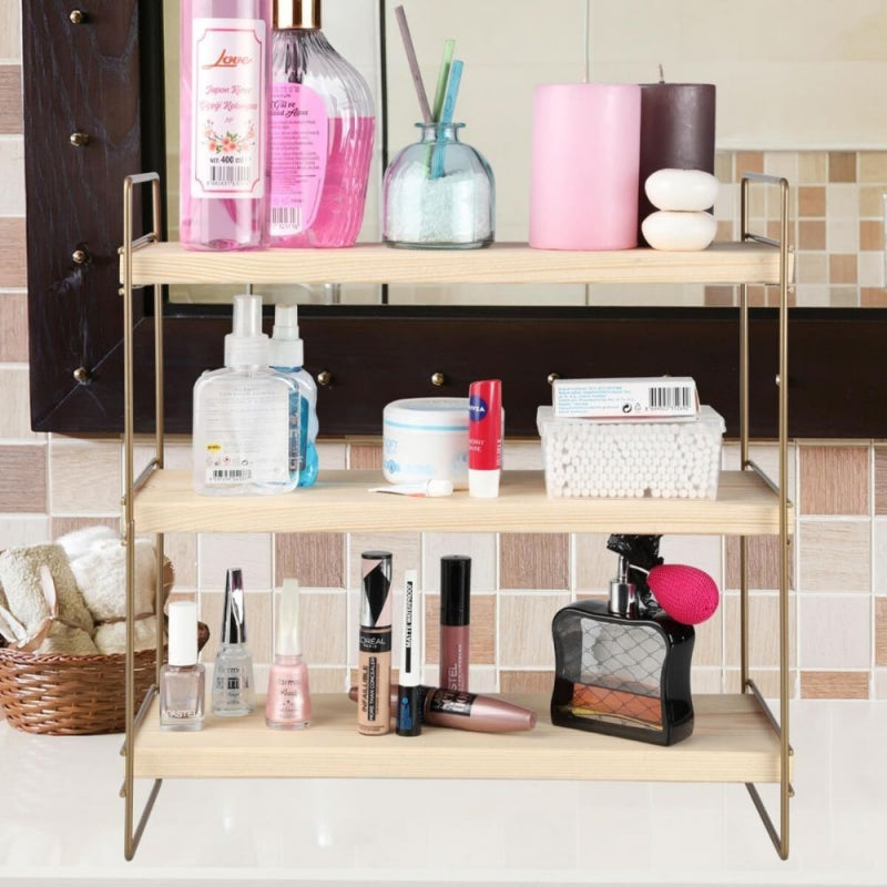 Scaffale Hobby 3 ripiani 40x13x40 bronzo ASZ1572