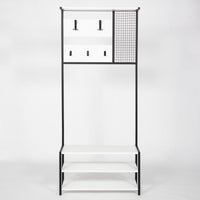 Scaffale ingresso Nomad colore bianco