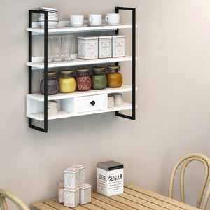 Scaffale MENSOLE da parete Severo cassetto