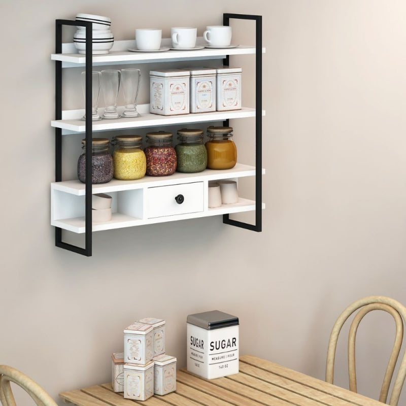 Scaffale MENSOLE da parete Severo cassetto