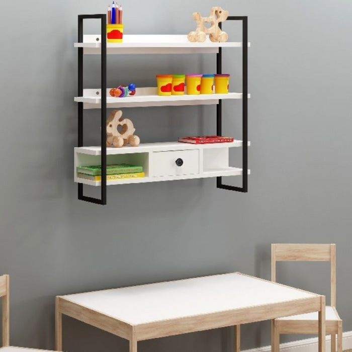 Scaffale MENSOLE da parete Severo cassetto