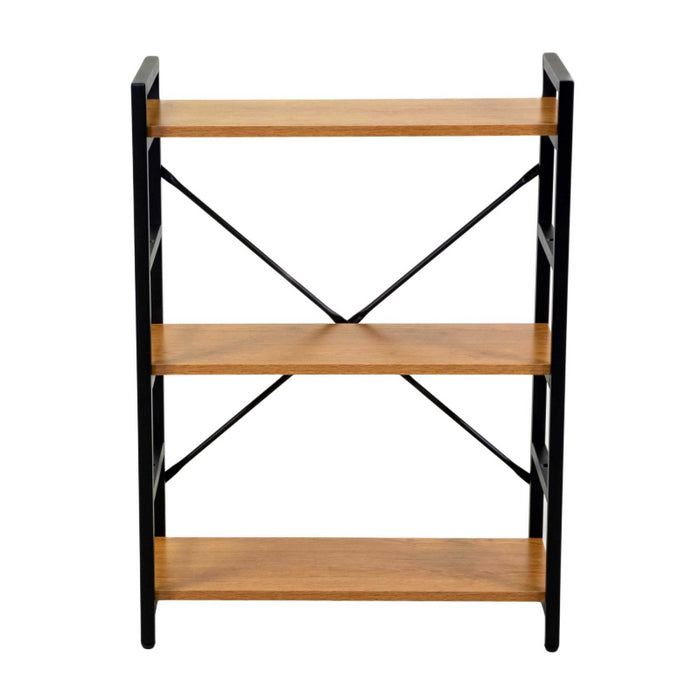Scaffale metallo legno Achille 3 ripiani cm60x28h83,5
